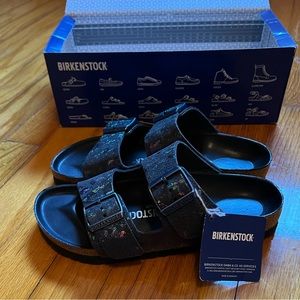 Birkenstock | Black Spotted Metallic Multi Arizona Sandals Sz 37 L6/M4